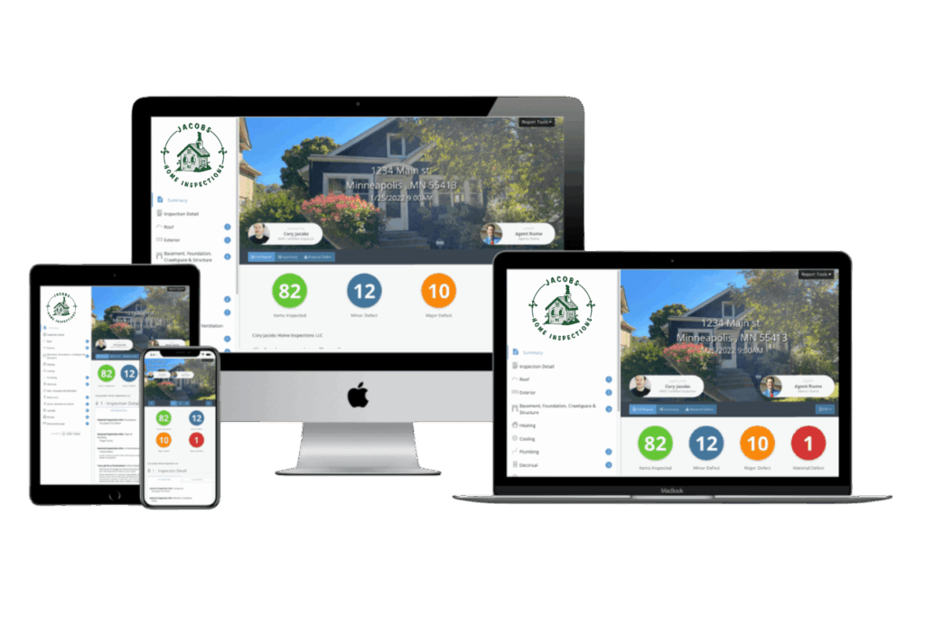 Jacobs Home Inspections report mockup